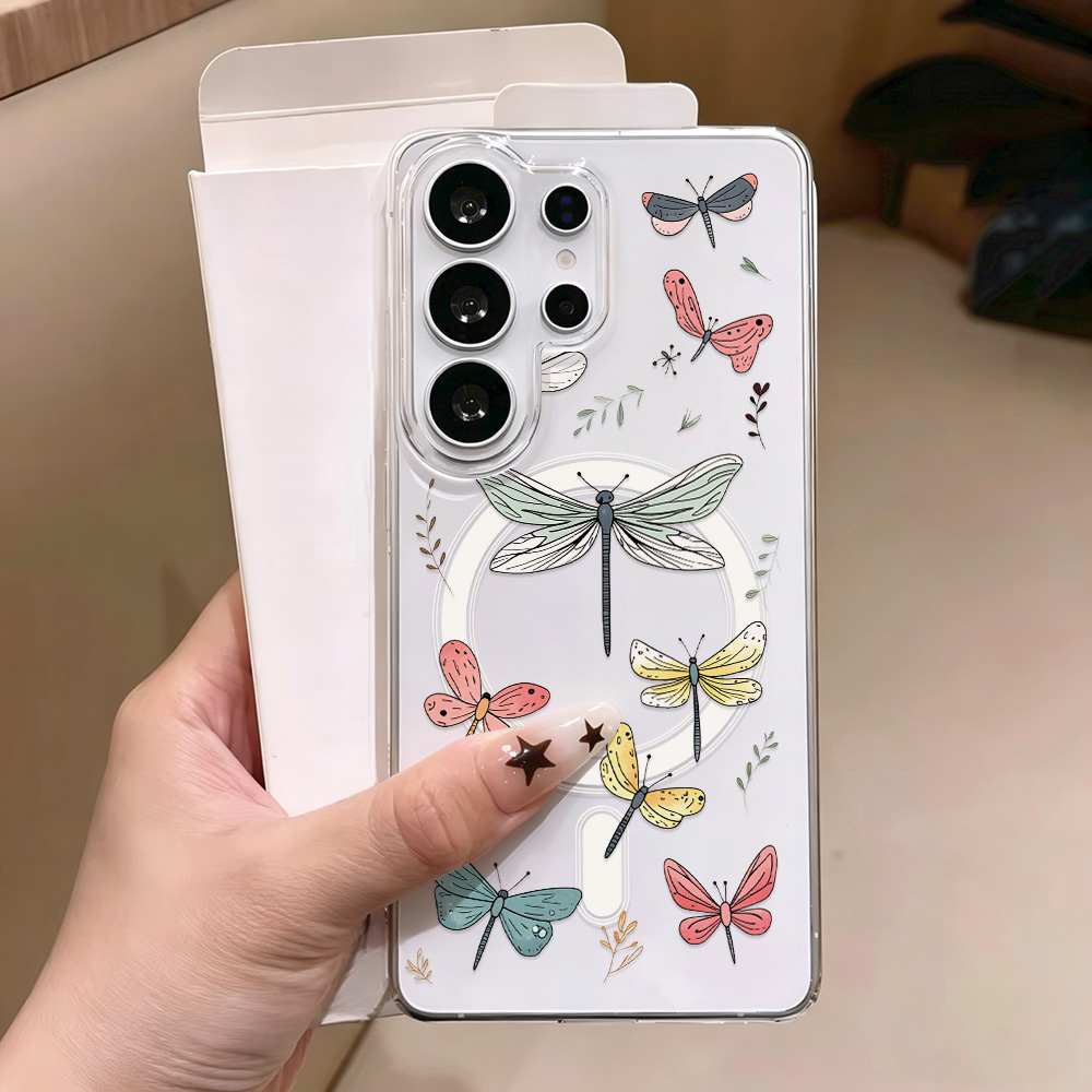 Phone Cases Quality - Butterfly Magnetic Transparent Phone Case For