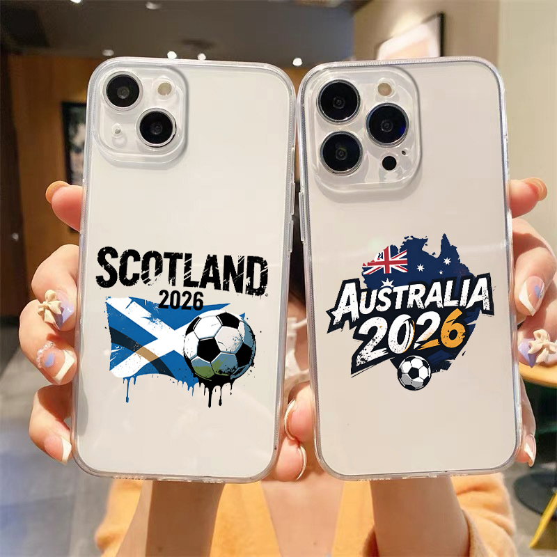 Phone Cases Australia - Australia 2026 Scotland Soft TPU Transparent