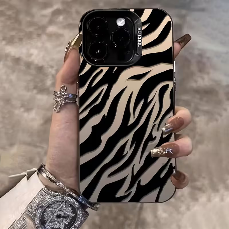 Zebra Pattern Black Advanced I - Phone Cases Bulk ulasan dan harga