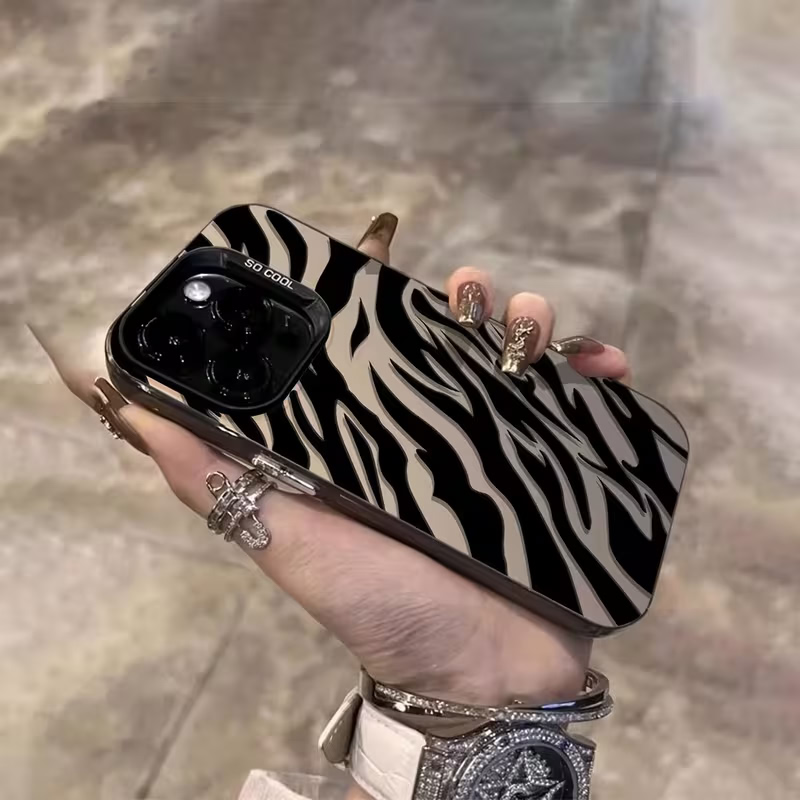 Zebra Pattern Black Advanced I - Phone Cases Bulk ulasan dan harga
