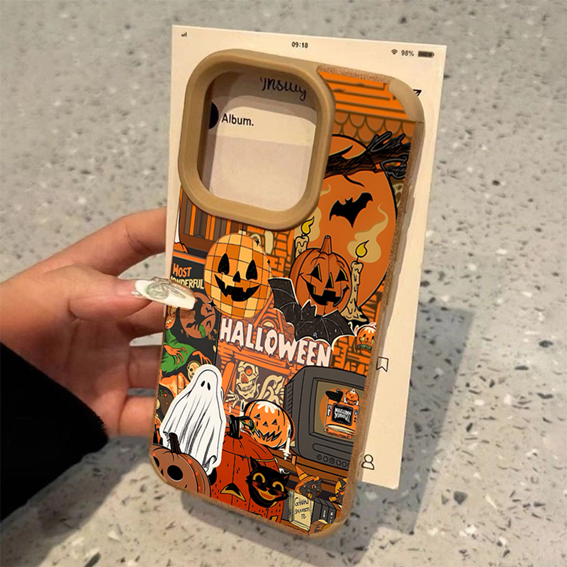 Halloween Pumpkin Type Ghost P - Phone Cases Iphone 17 Pro ulasan dan harga