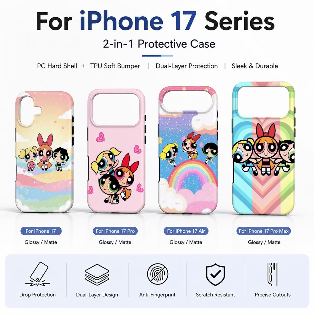 Anime P-Powerpuff Girls Phone  - Phone Cases Cool Girl ulasan dan harga