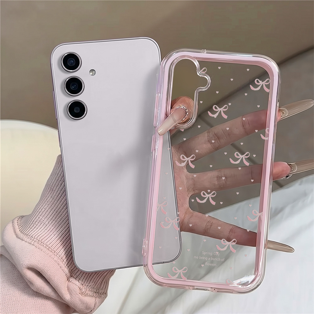 Cute Pink Bow Soft Phone Case  - Phone Cases Quality ulasan dan harga
