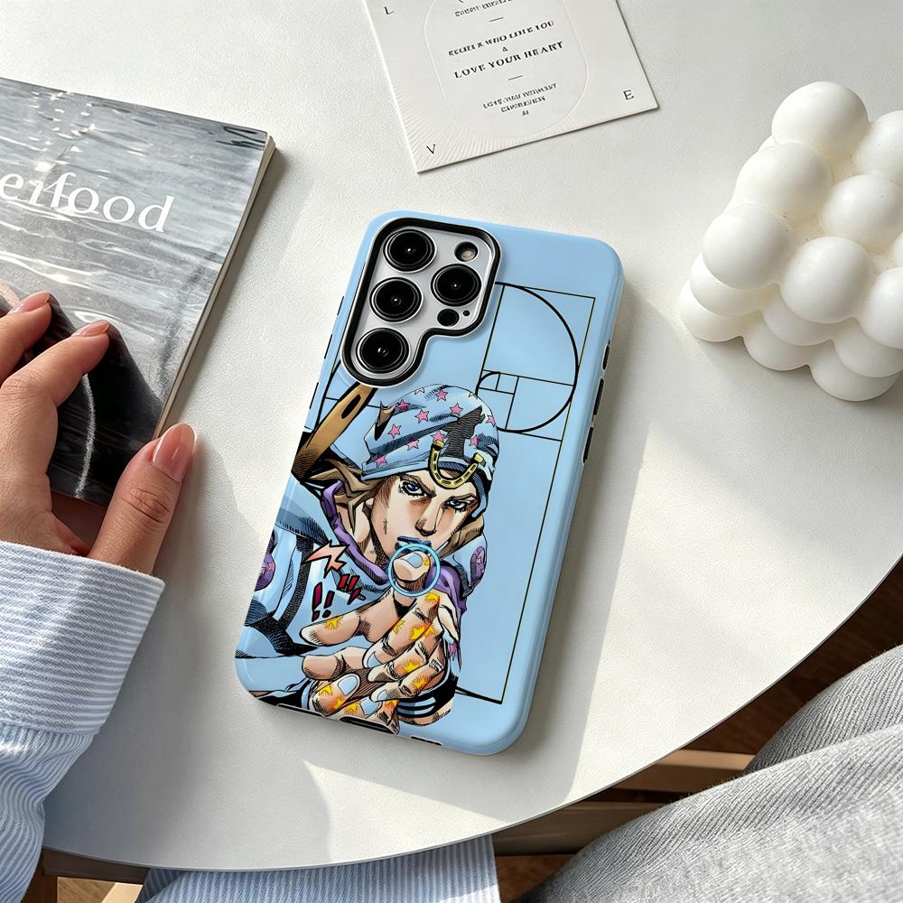 Hot cool Anime J-JOJO Steel Ba - Phone Cases Galaxy S23 ulasan dan harga