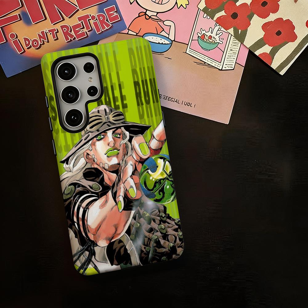 Hot cool Anime J-JOJO Steel Ba - Phone Cases Galaxy S23 ulasan dan harga