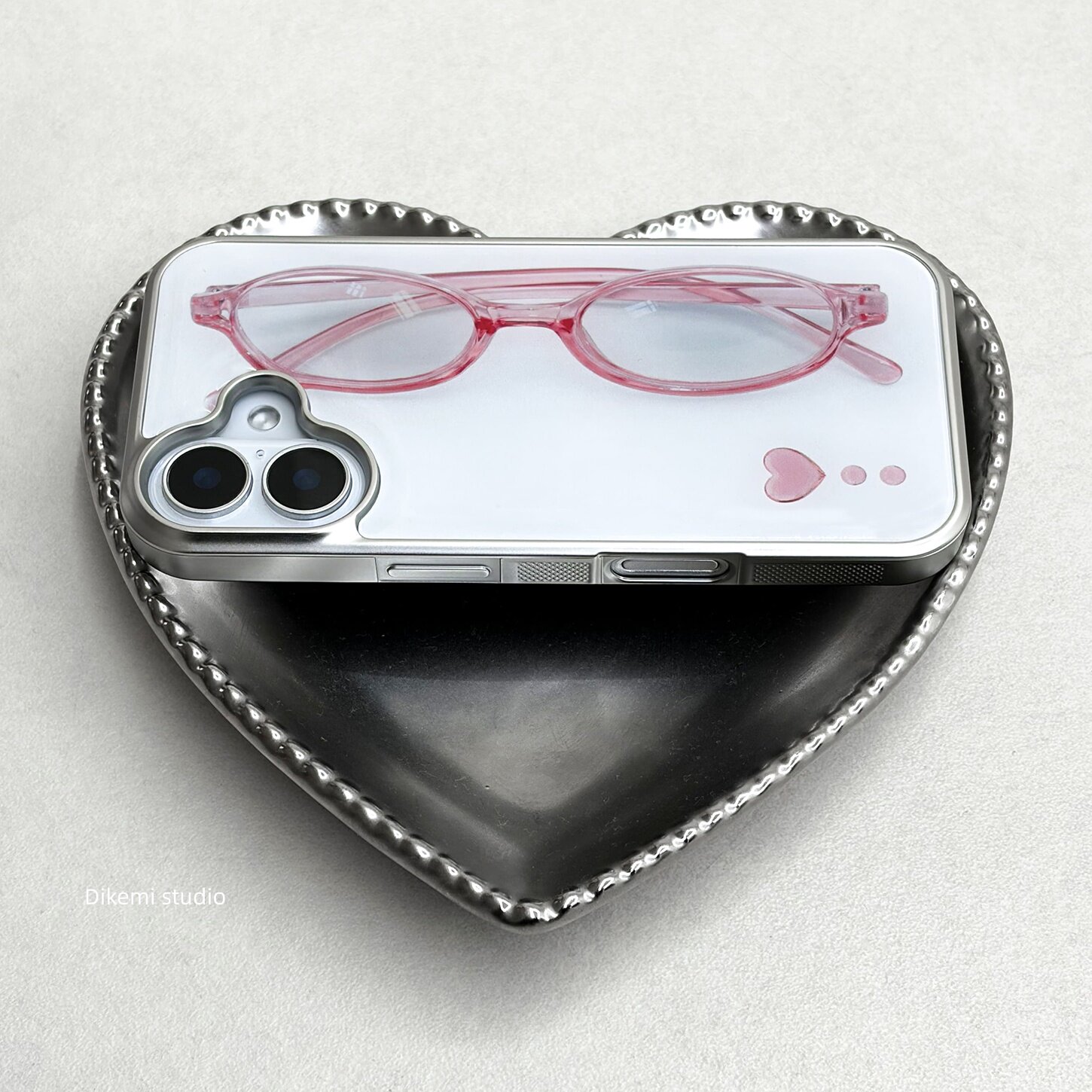 Korean ins Girl Heart Pink Gla - Phone Cases Cool Girl ulasan dan harga