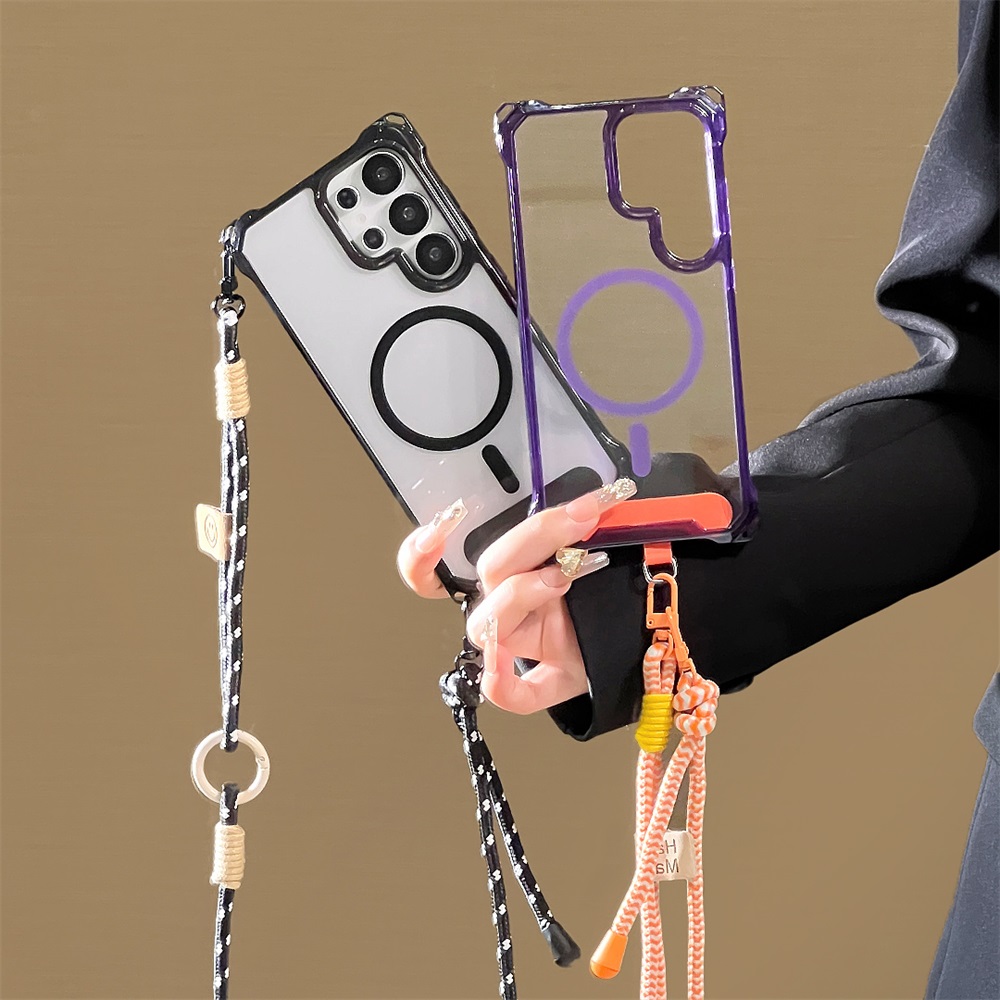 Transparent Crossbody Strap Ma - Phone Cases Quality ulasan dan harga
