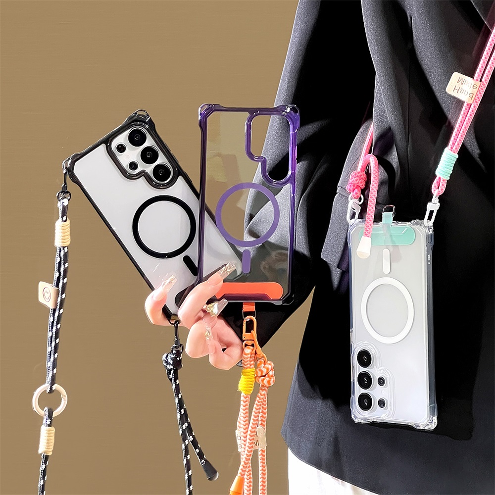 Transparent Crossbody Strap Ma - Phone Cases Quality ulasan dan harga
