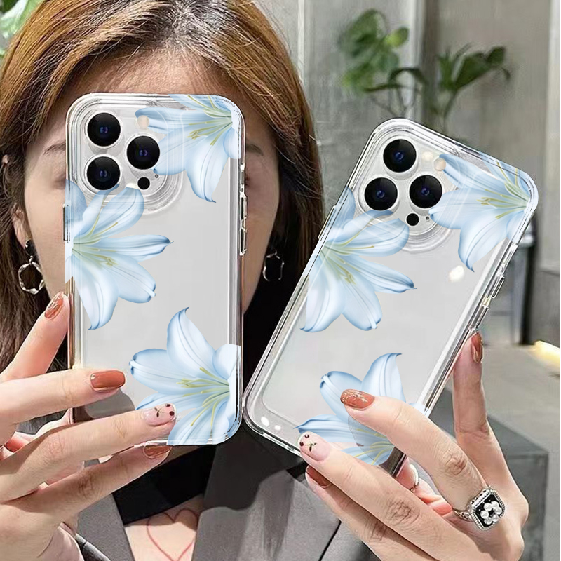 Fashion Exquisite White Lily F - Phone Cases Bulk ulasan dan harga