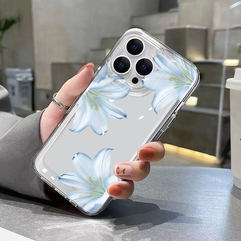 Fashion Exquisite White Lily F - Phone Cases Bulk ulasan dan harga