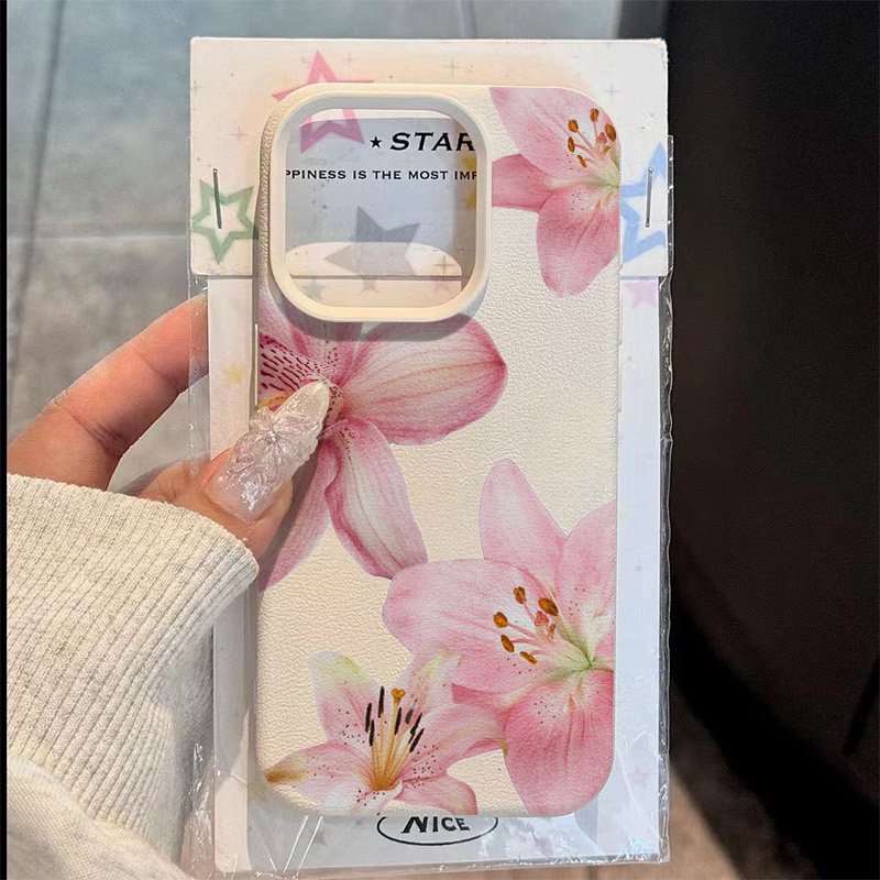Pink Lily Lychee Texture Phone - Phone Cases Galaxy S23 ulasan dan harga