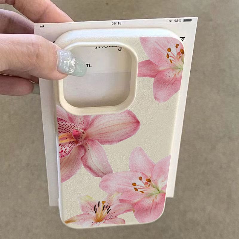 Pink Lily Lychee Texture Phone - Phone Cases Galaxy S23 ulasan dan harga